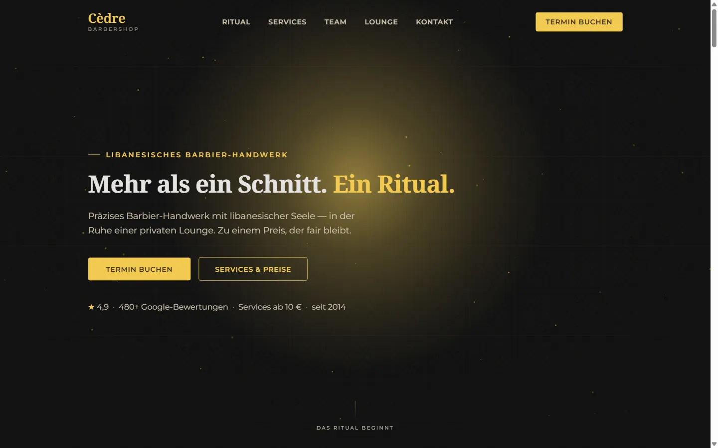 Screenshot von cedre.backsafe.de