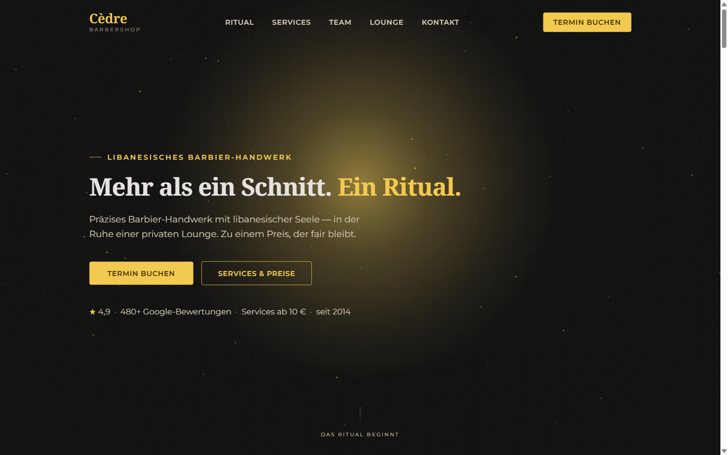 Screenshot von cedre.backsafe.de